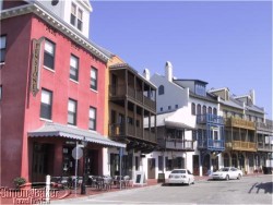 Downtown Rosemary Beach, Florida combines old-world charm with modern-day convenience.